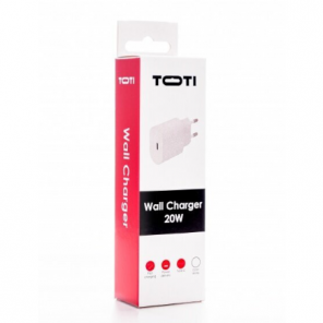TOTI 20W Type-C PD Portable Wall Fast Charger