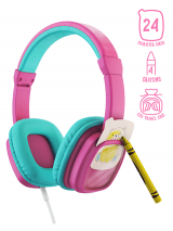 Planet Buddies Girl Wired Headphones DIY pink