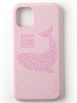 Wilma iPhone 11 Pro “Stop Plastic Whale” matētais vāciņš