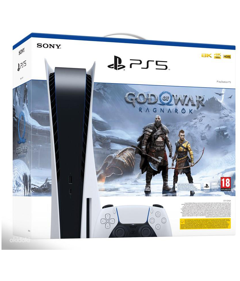 Sony PlayStation 5 Blu-Ray Edition + God of War Ragnarök Bundle