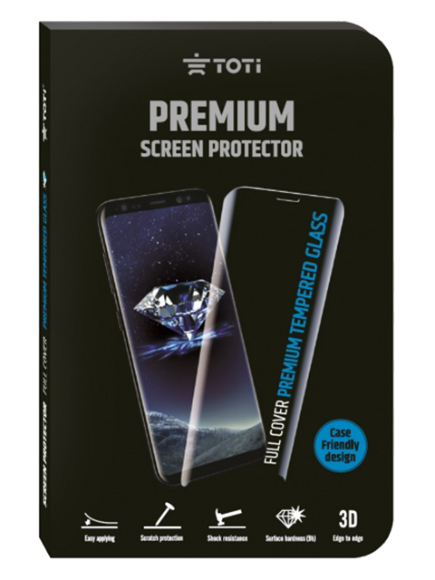TOTI iPhone 12/12 Pro Premium aizsargstikls 3D Full Cover