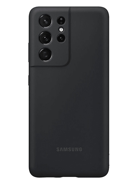 Samsung Silicone Cover Samsung Galaxy S21 Ultra Black