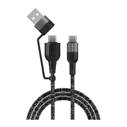 4smarts USB-A/USB-C to USB-C Cable ComboCord CA 1.5m