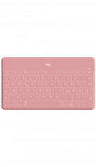Logitech Keys To Go Keyboard UK Pink
