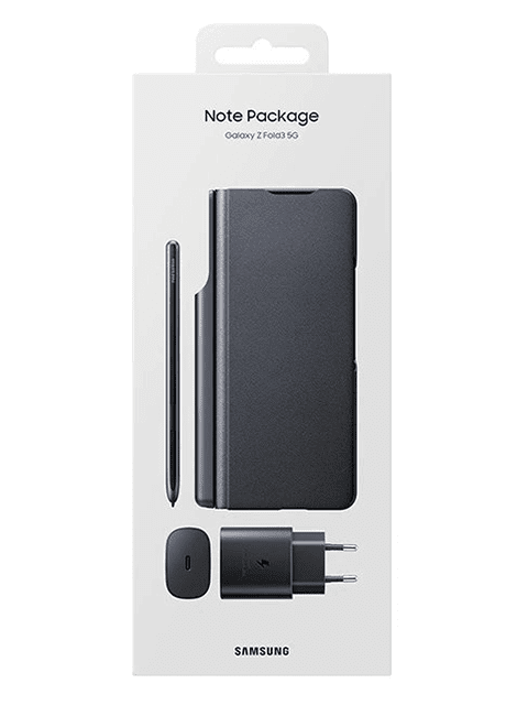 Samsung Note Pack case for Fold 3 Black