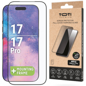 TOTI Aizsargstikliņš 3D iPhone 17/17 Pro