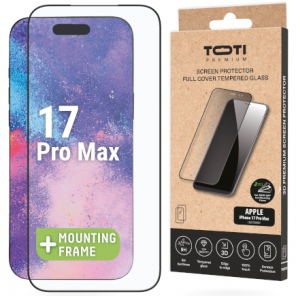 TOTI Aizsargstikliņš 3D iPhone 17 Pro Max