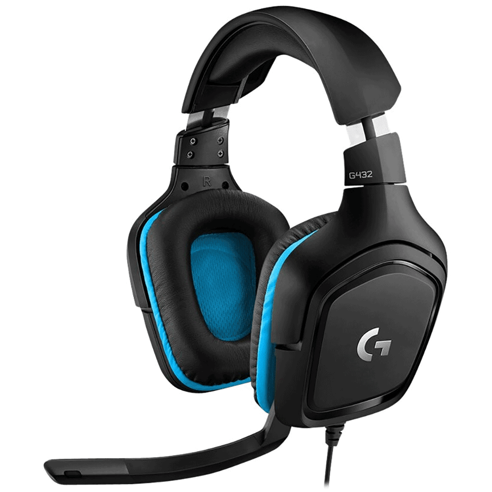 Logitech G432 WiRed Gaming Headset USB, 3.5mm