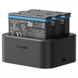 Insta360 X3 CINSAAQ/A bateriju lādētājs
