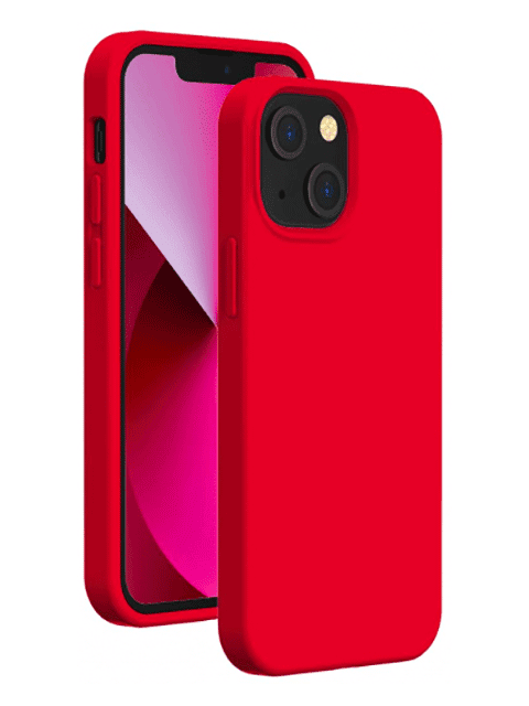 BigBen iPhone 13 SoftTouch Silicone Case Red