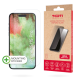 TOTI Tempered glass 2D iPhone 15/15 Pro
