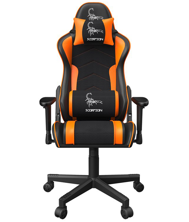 Gembird Gaming chair black/orange